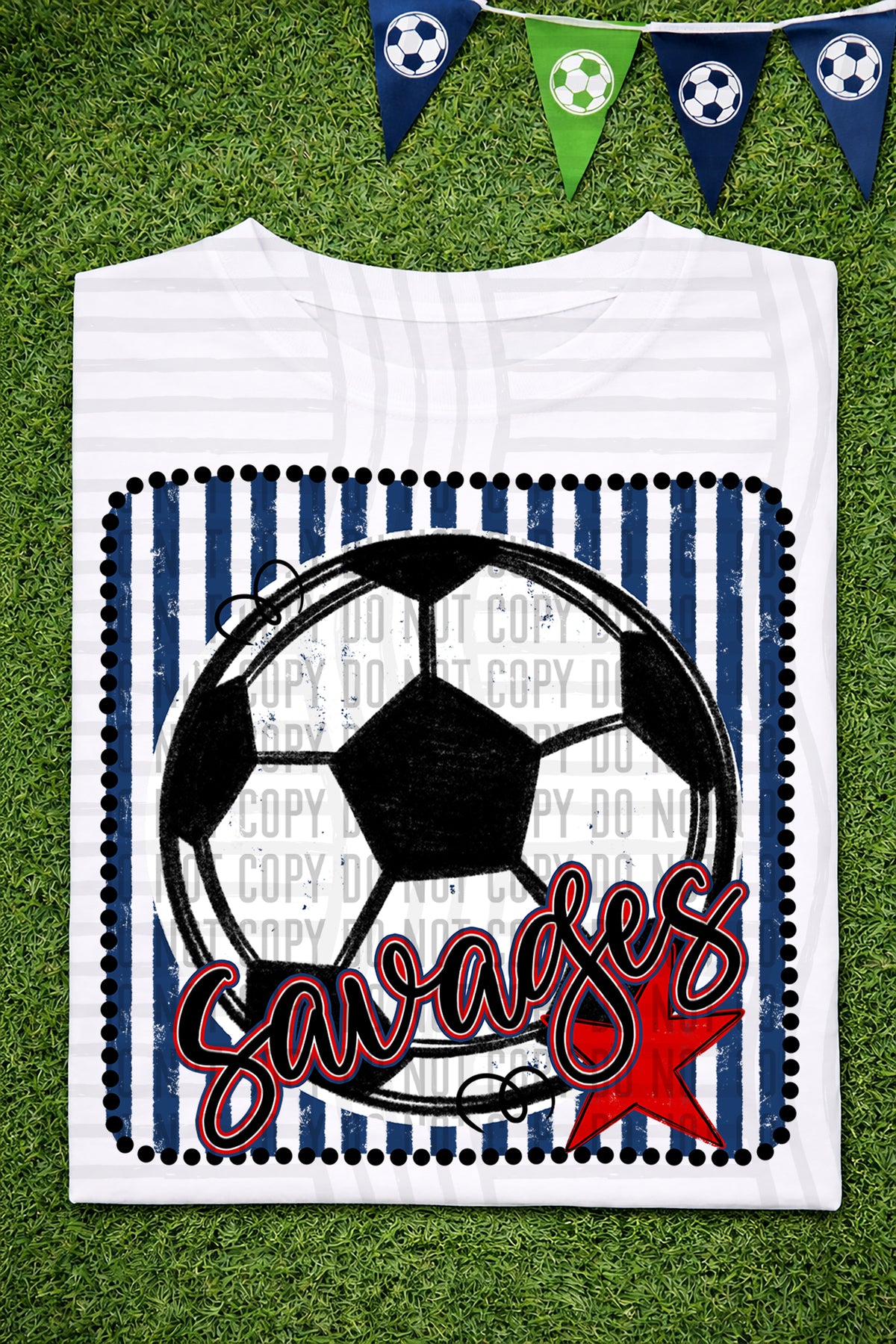 Savages RWB Framed (Caplinger) DTF transfer