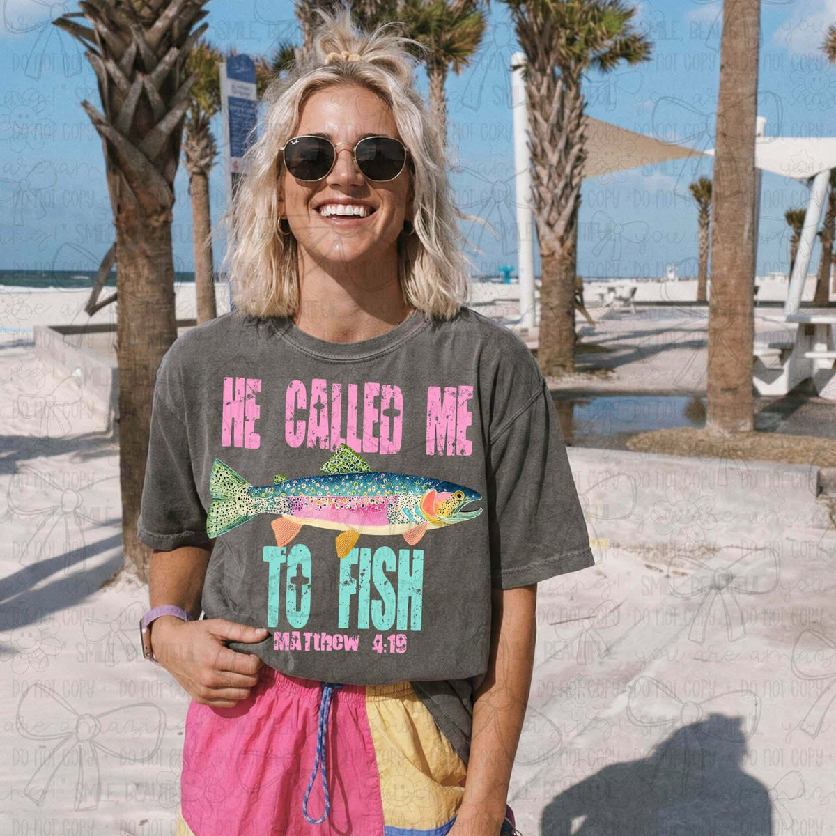 He called me to fish (Carter) DTF Transfer
