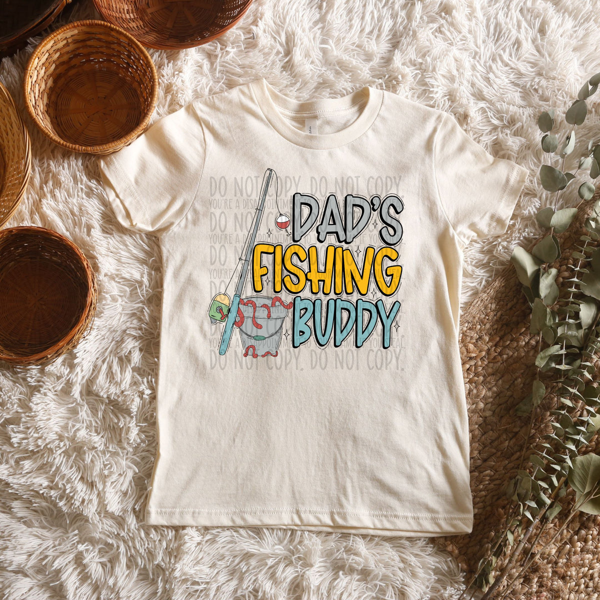 Dad's fishin' buddy (SWD) 100273 DTF transfer