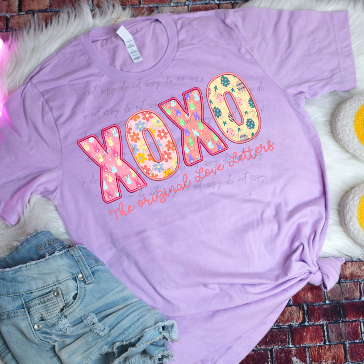 XOXO The Original Love Letters 68204 DTF Transfers