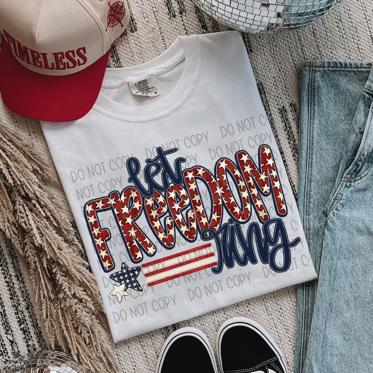 Let Freedom Ring (SWD) DTF transfer