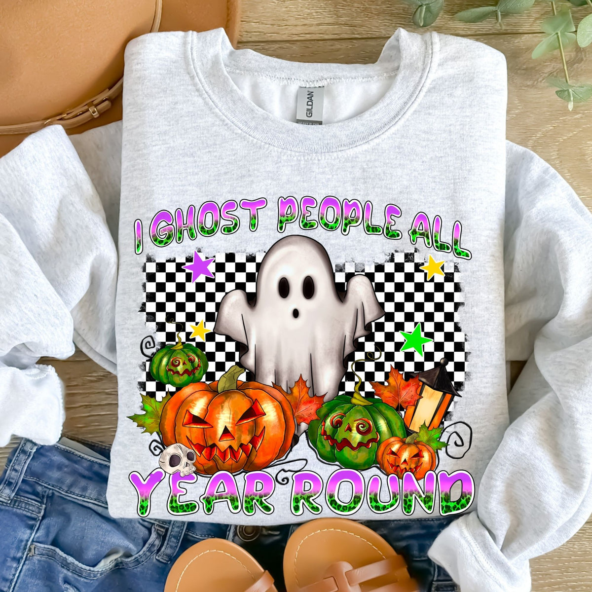 I Ghost People All Year Long-38397-DTF transfer