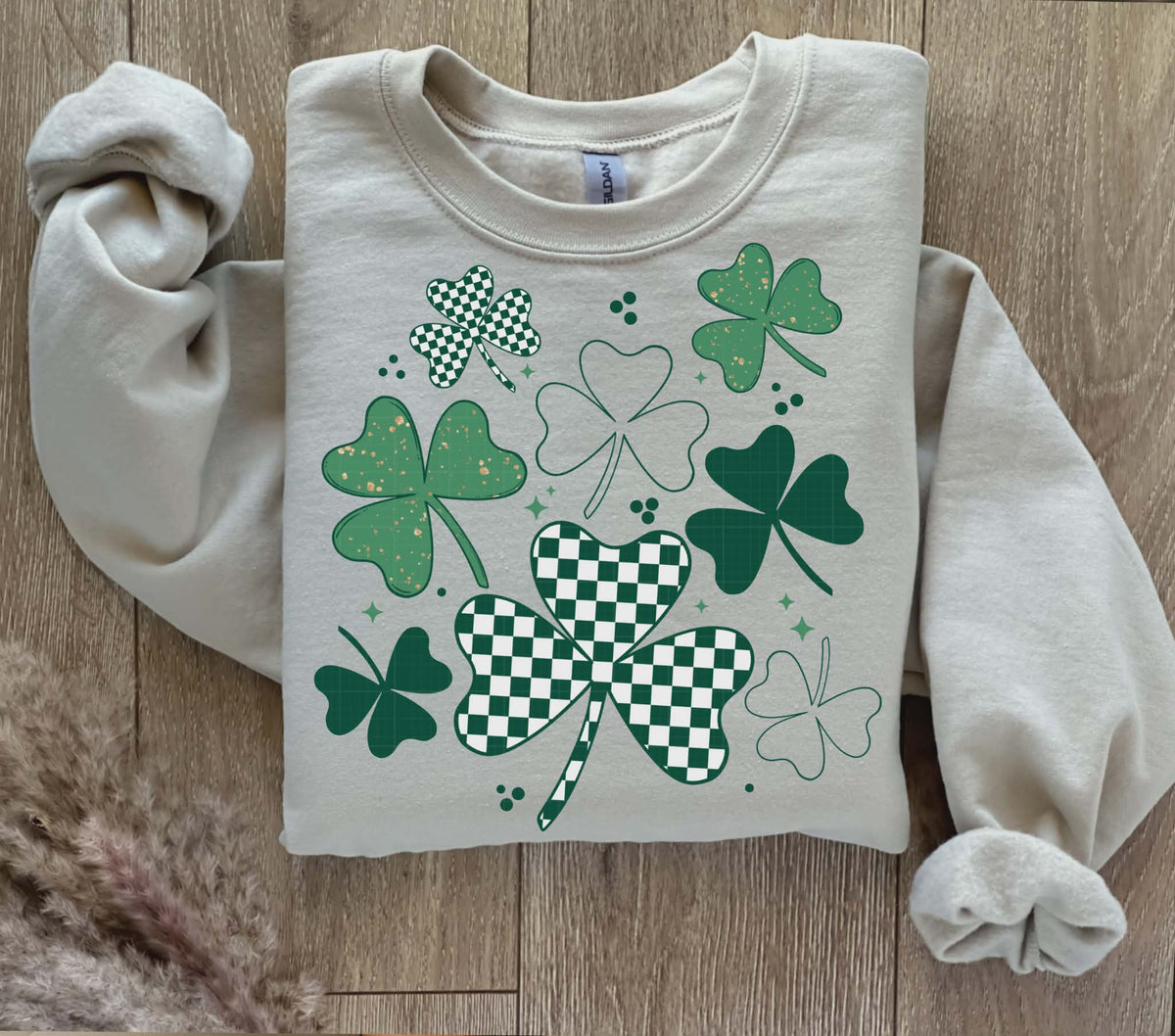 Clover collage (linda) DTF transfer