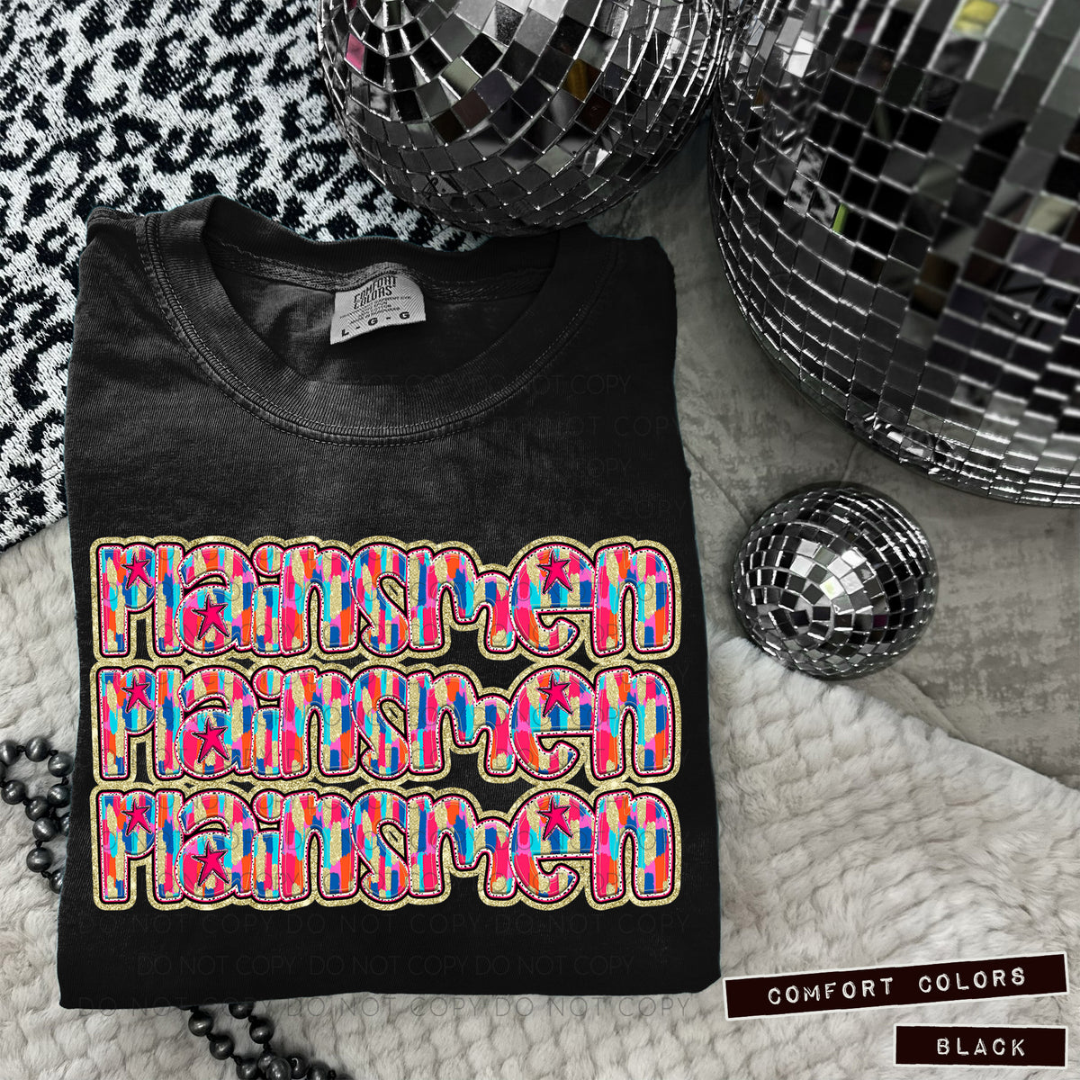 Plainsmen  stacked Brushstrokes (Caplinger) DTF transfer