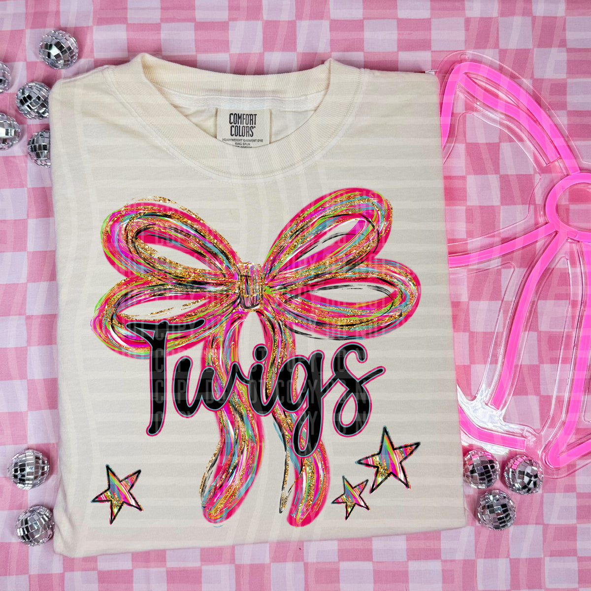 Twigs Whimsical Bow (caplinger) DTF transfer