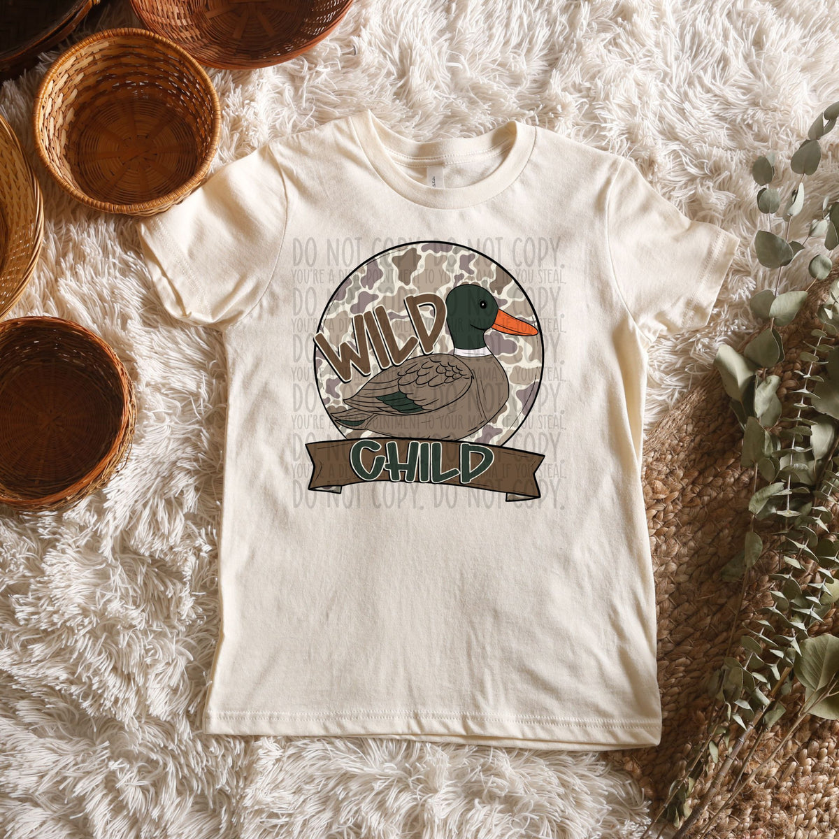 Wild child duck (SWD) 103015 DTF transfer