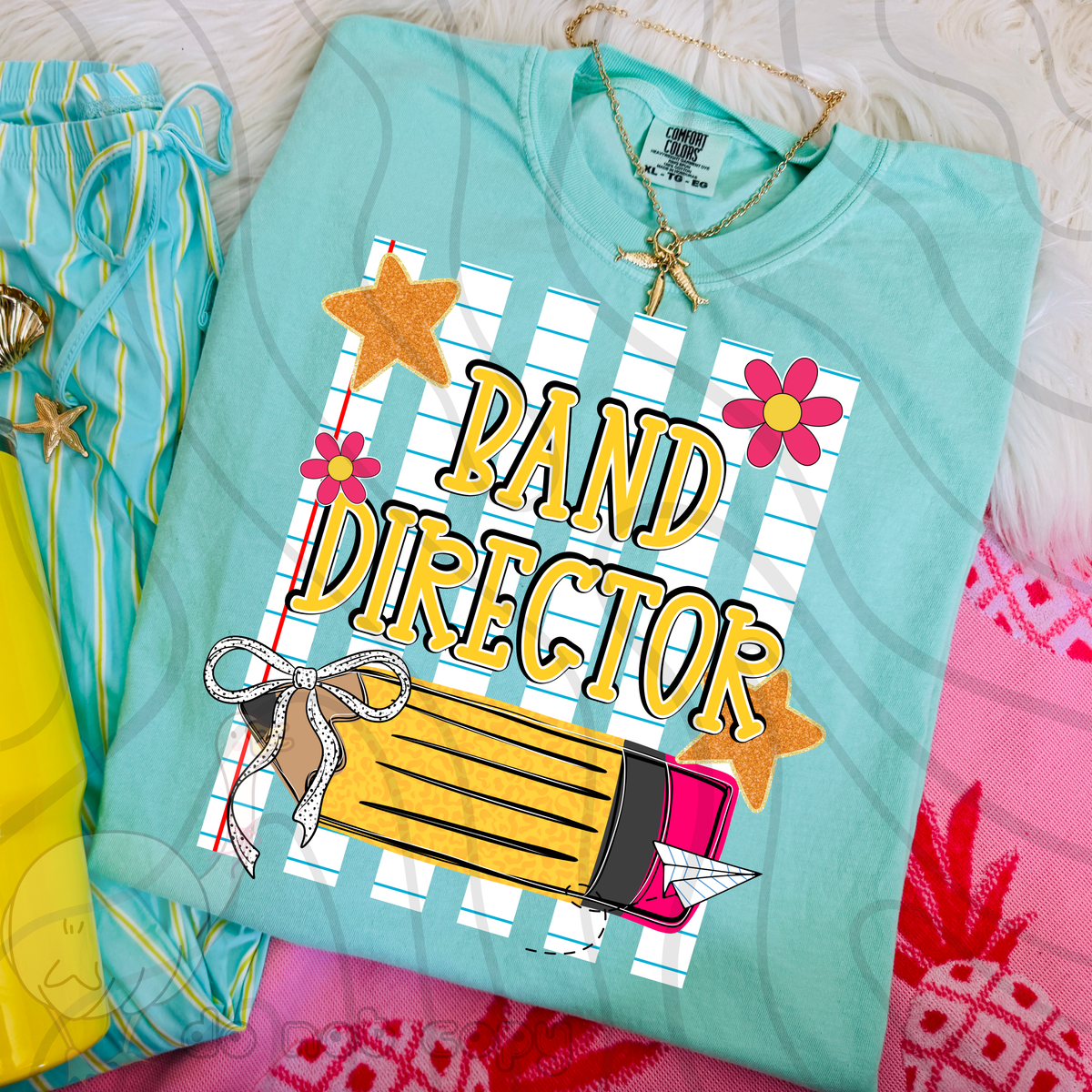 Band director pencil stripes (DKD) DTF Transfer