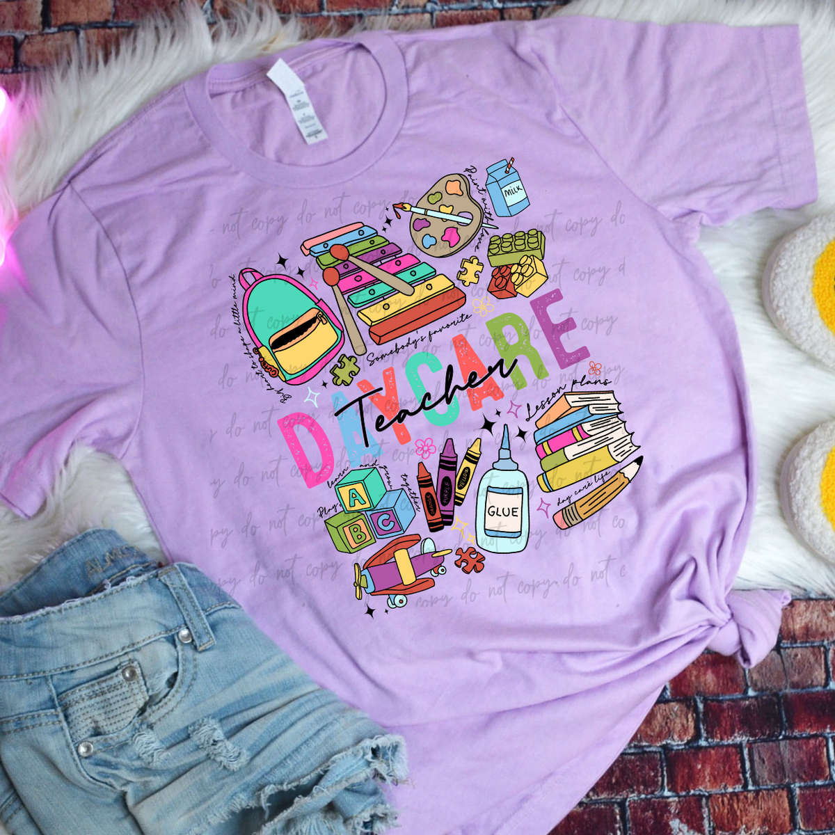 Daycare Teacher 68205 DTF Transfers