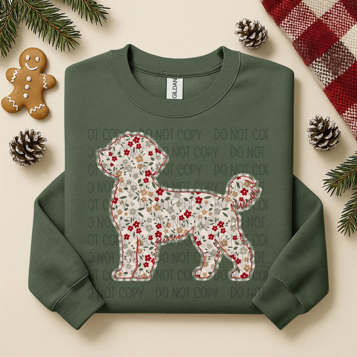 Havanese Floral (SWD) DTF TRANSFER