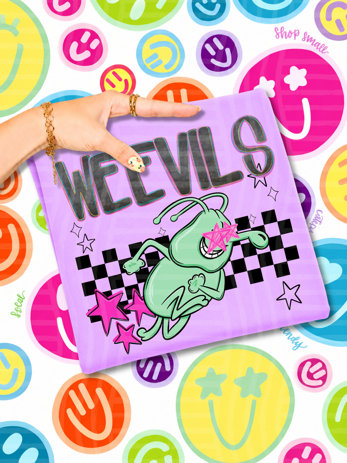 weevils starry eyed checks (CAPLINGER) DTF Transfer