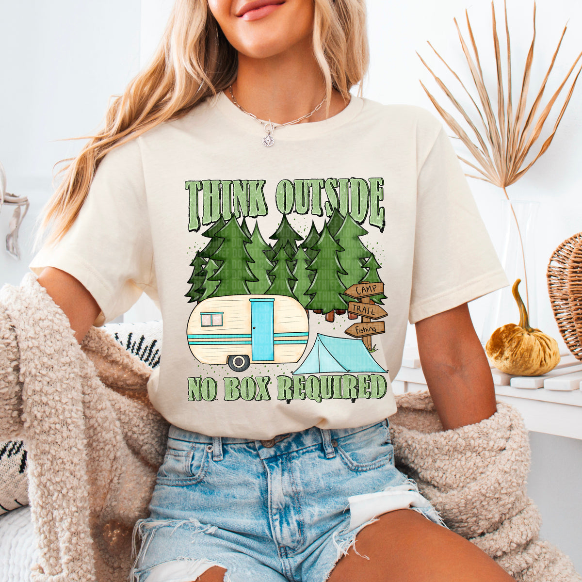 Think Outside no box required camping 113302 DTF transfer