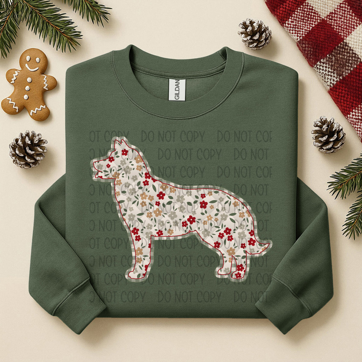 Husky Floral (SWD) DTF TRANSFER