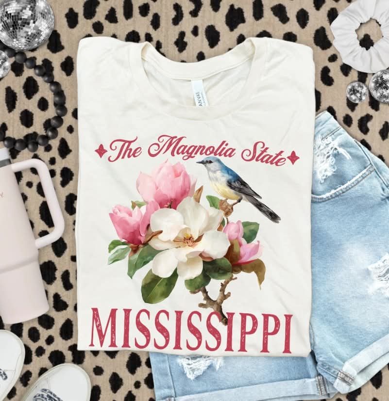 Mississippi flowers (s&g) DTF Transfer