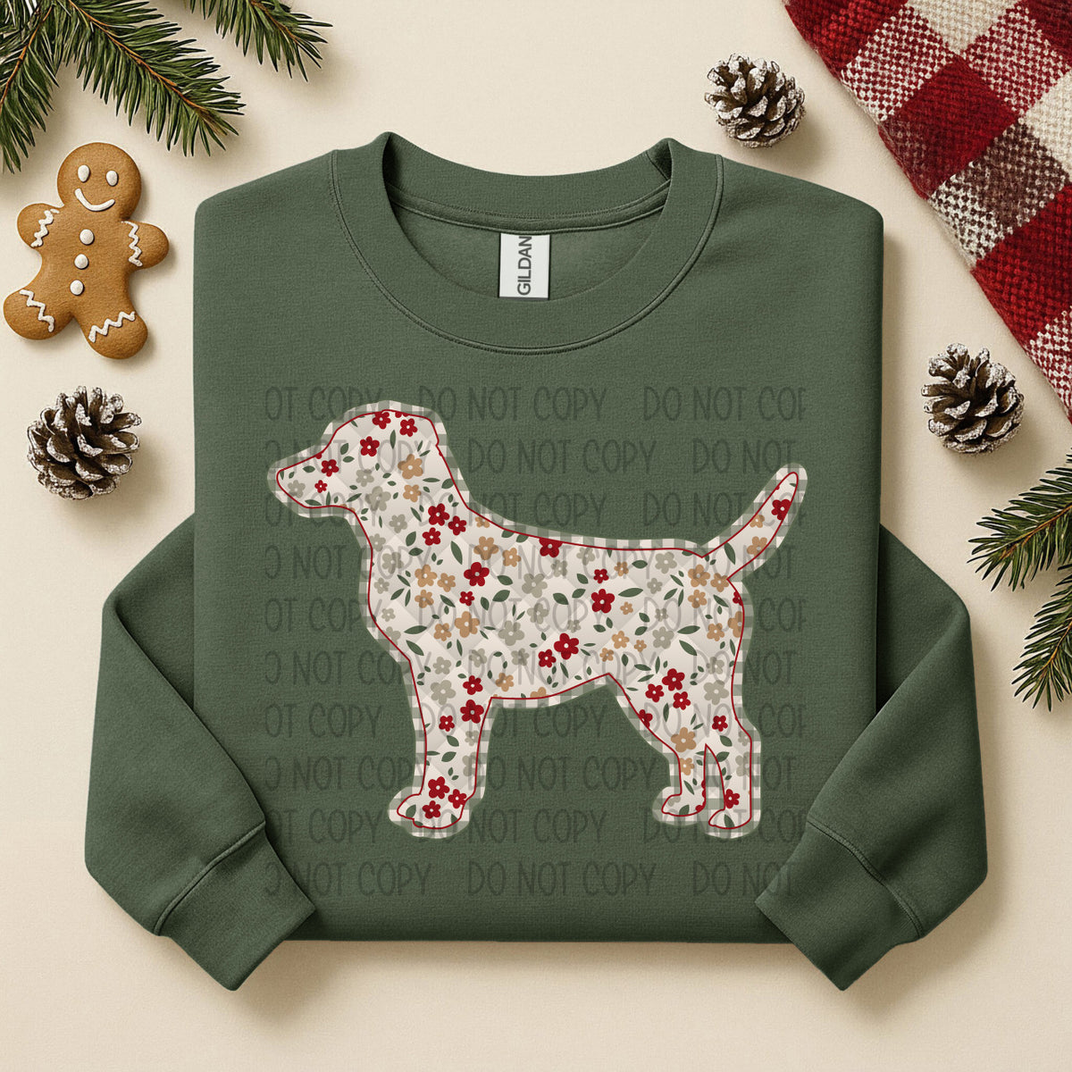 Jack Russel Floral (SWD) DTF TRANSFER