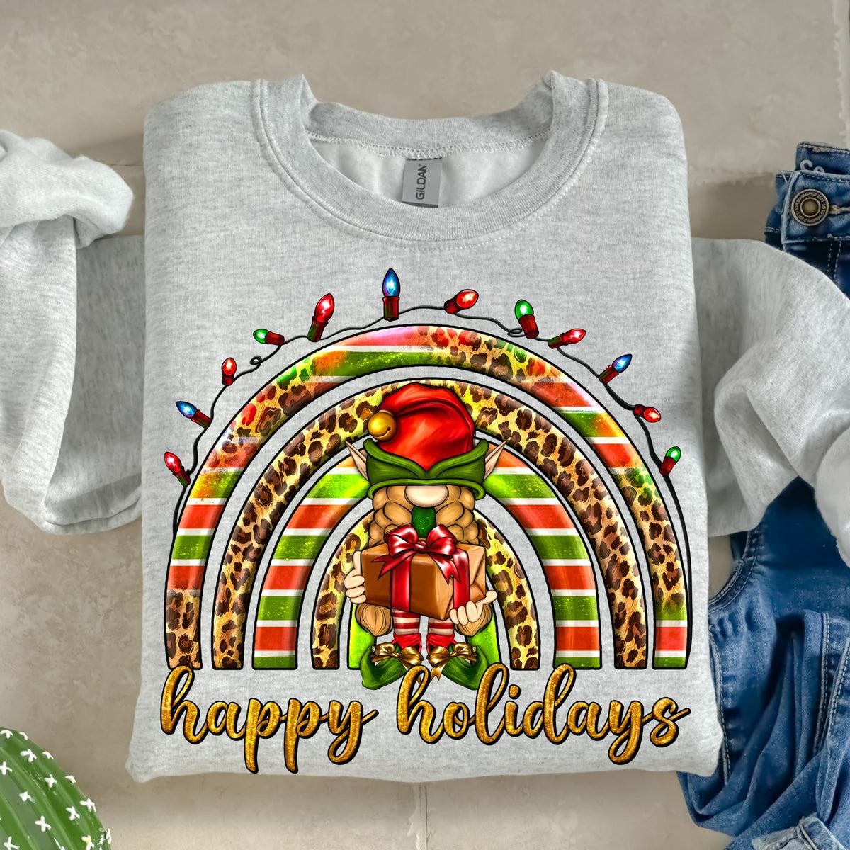 Happy Holidays-38621-DTF transfer