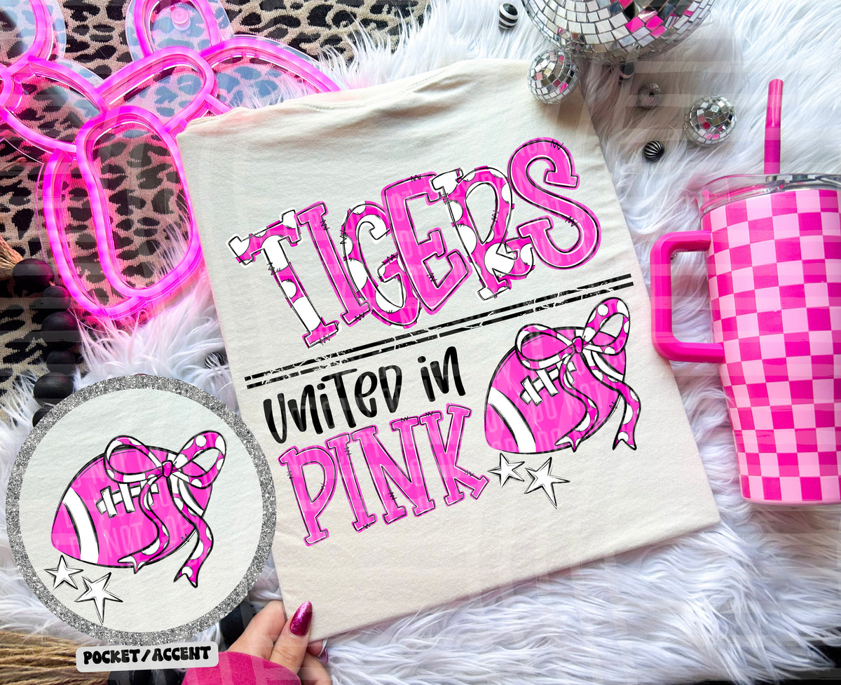 tigers united in pink (caplinger) DTF transfer