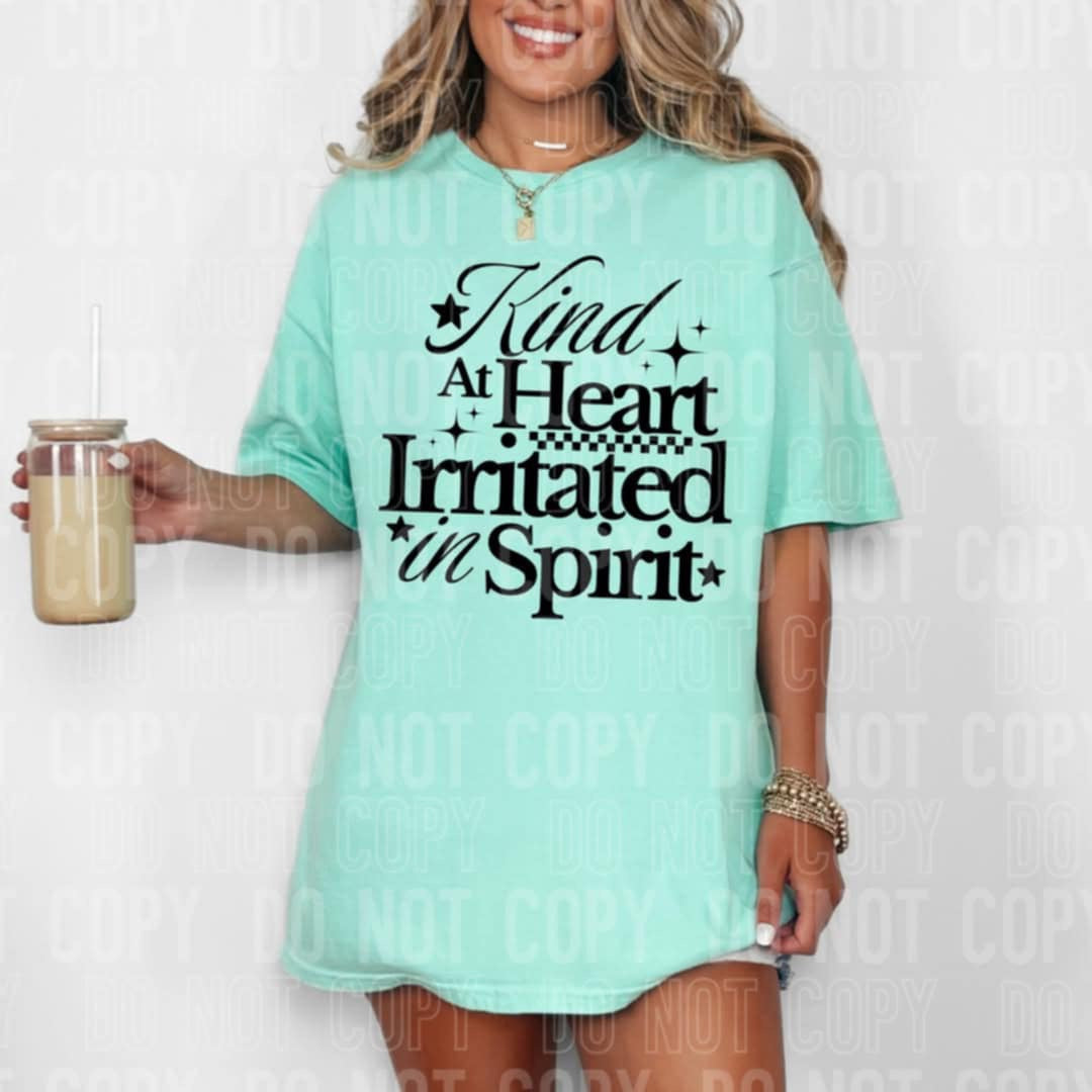 Kind at heart irritated in spirit (SBB) 99854 DTF transfer