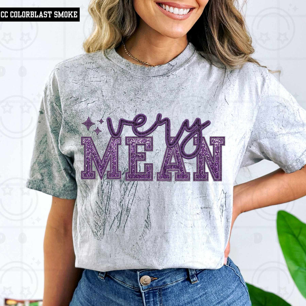 Very mean purple (HW) 79379 DTF transfer