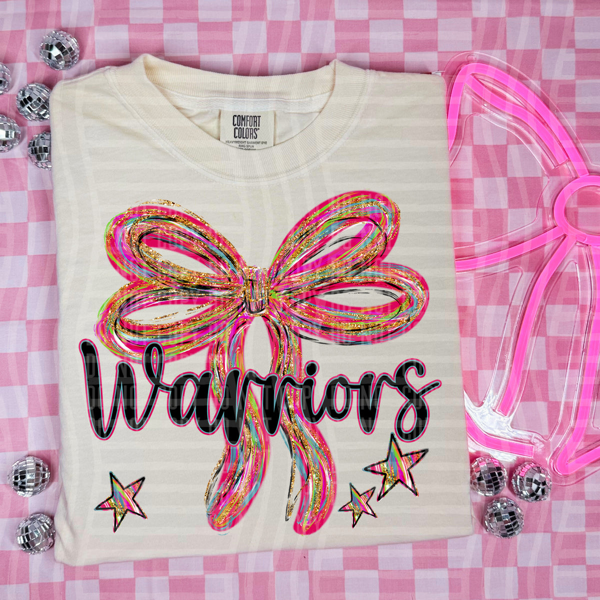 Warriors Whimsical Bow (caplinger) DTF transfer