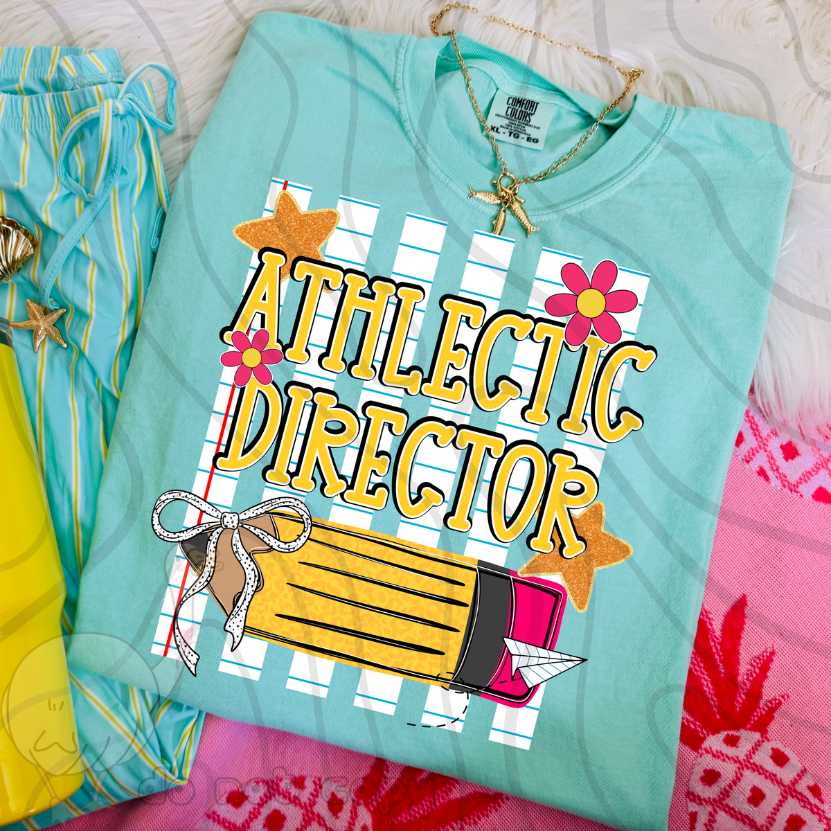 Athletic director pencil stripes (DKD) DTF Transfer
