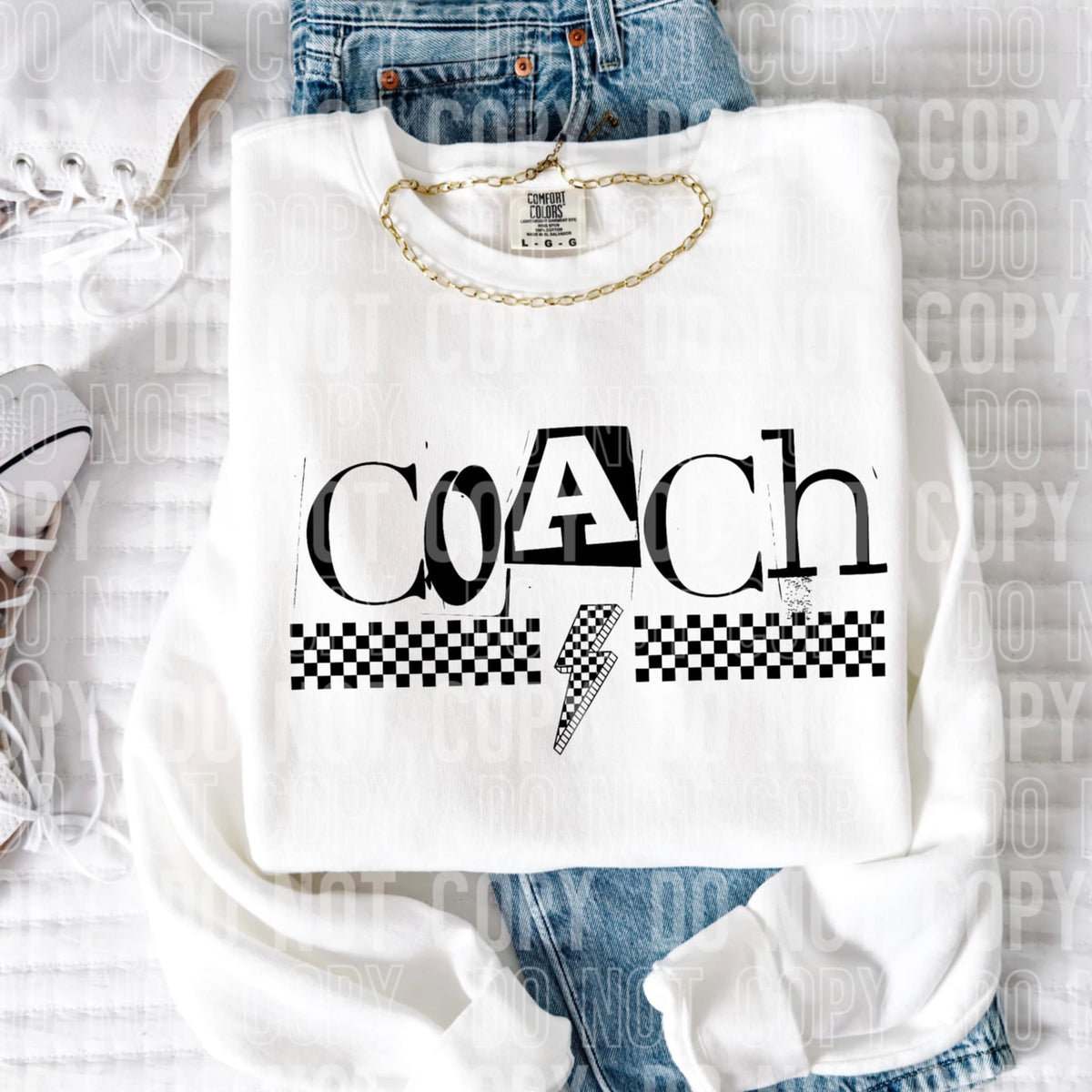 Coach lightning bolt 97006 DTF transfer
