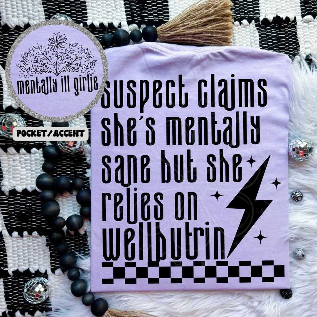 Suspect claims she’s mentally sane but she relies on welbutrin BLACK BACK (LYTTLE) 73789 DTF transfer