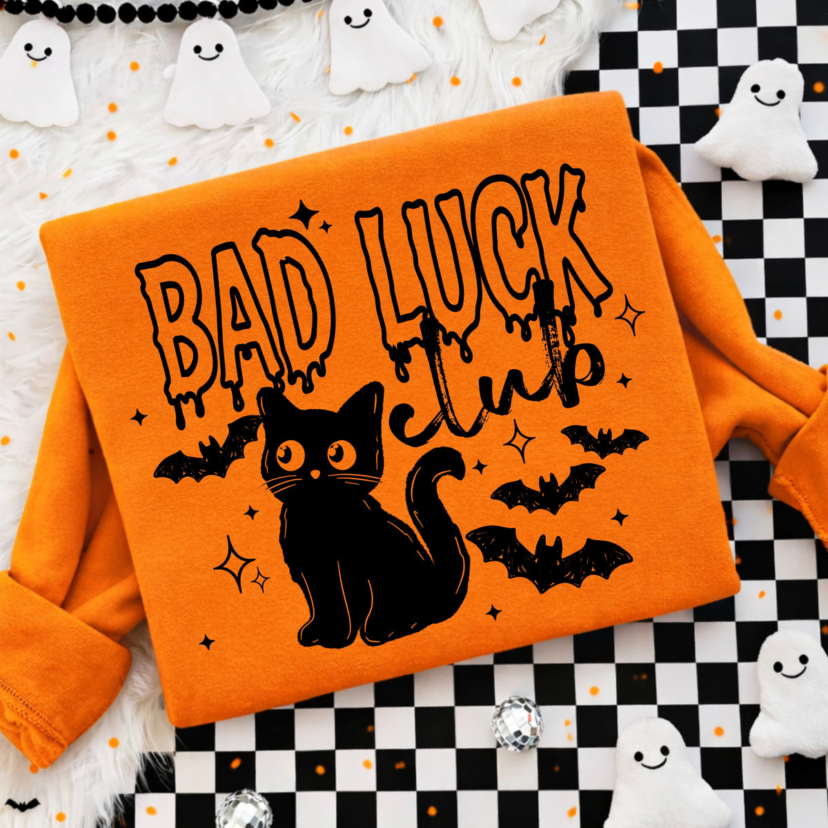 Bad luck club (black) (CSC) DTF Transfer