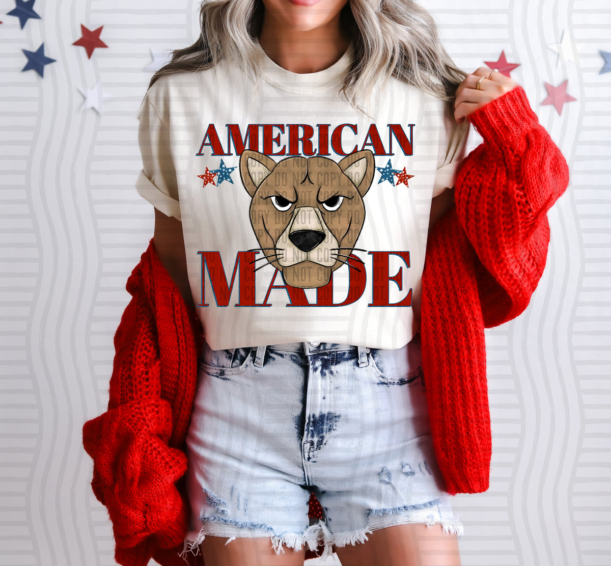 American made Cougars (Caplinger) DTF Transfer