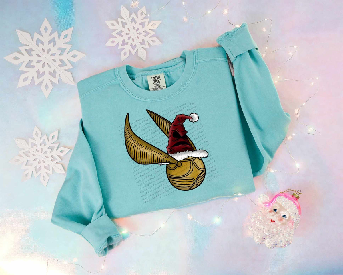 Golden snitch Christmas hat 62700 DTF transfe