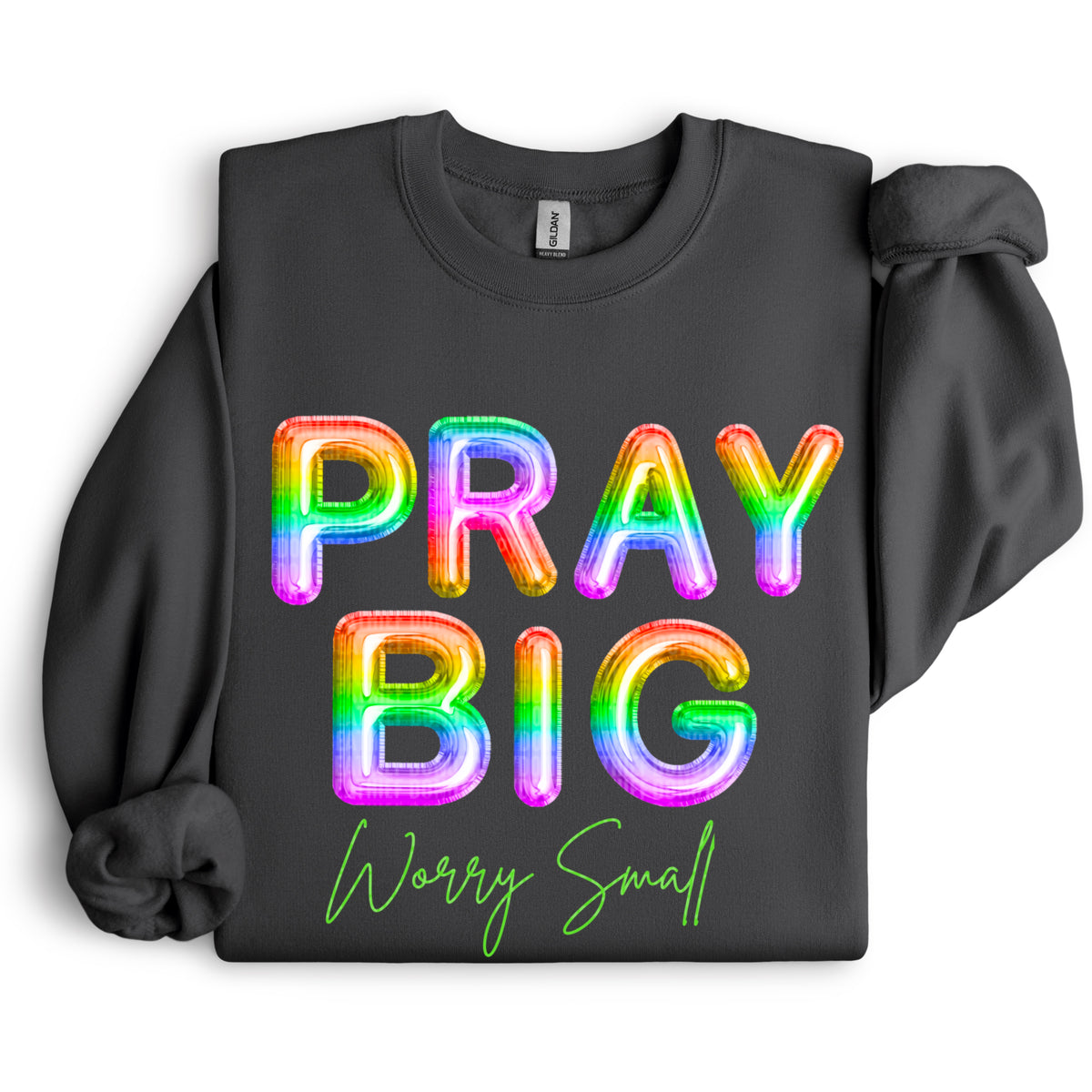 pray big DTF transfer