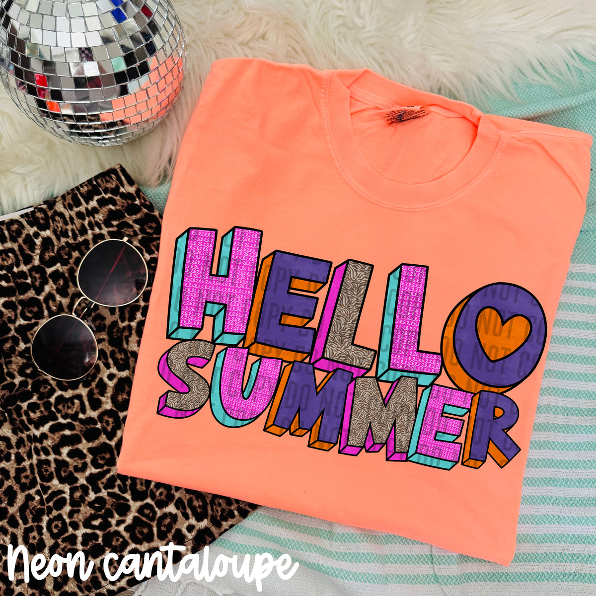 hello summer purple blocks (caplinger) DTF