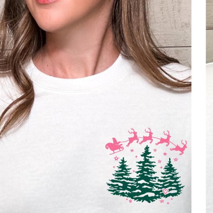 Merry Christmas (FRONT ONLY) 68332 DTF Transfer