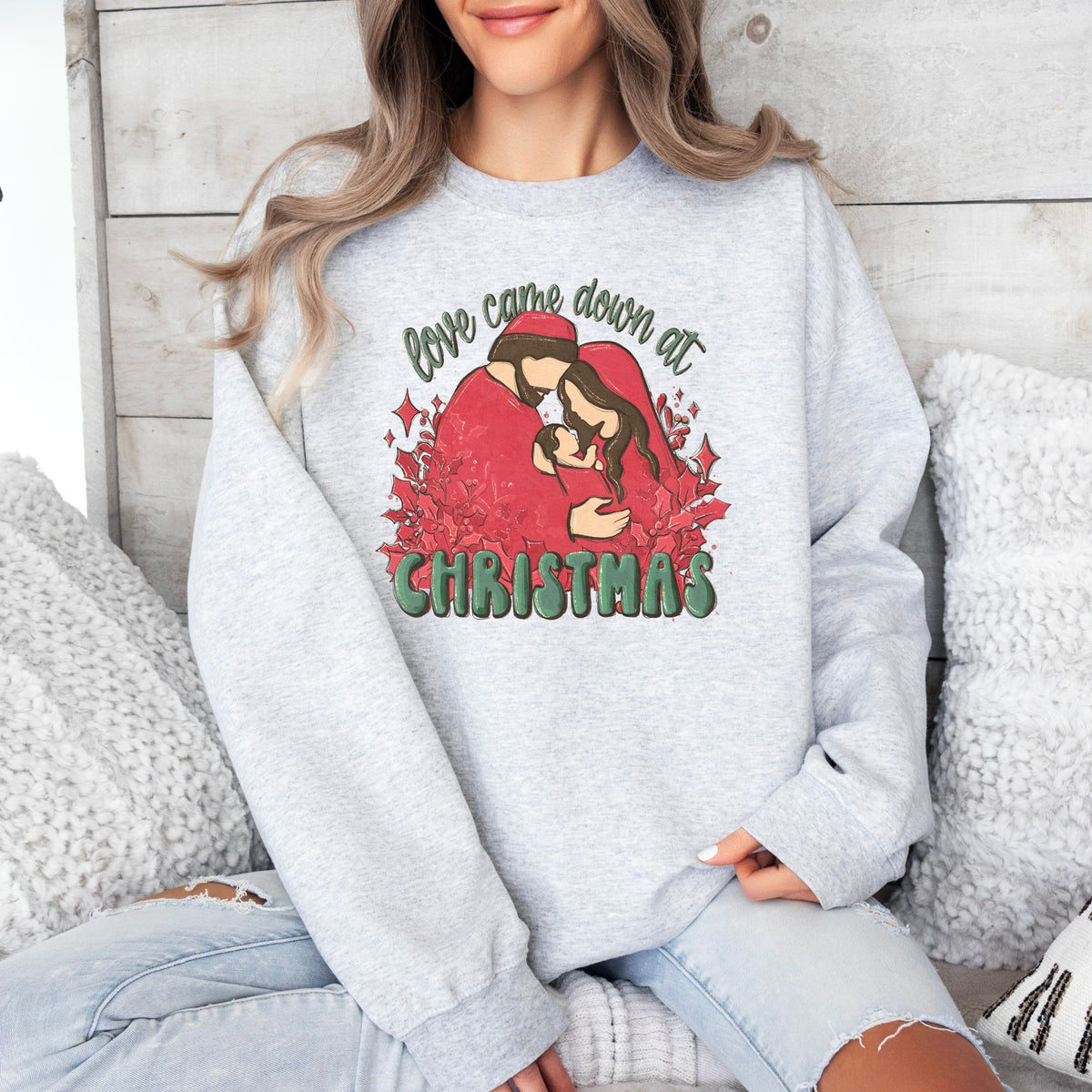 Love Came Down at Christmas-47162-DTF transfer
