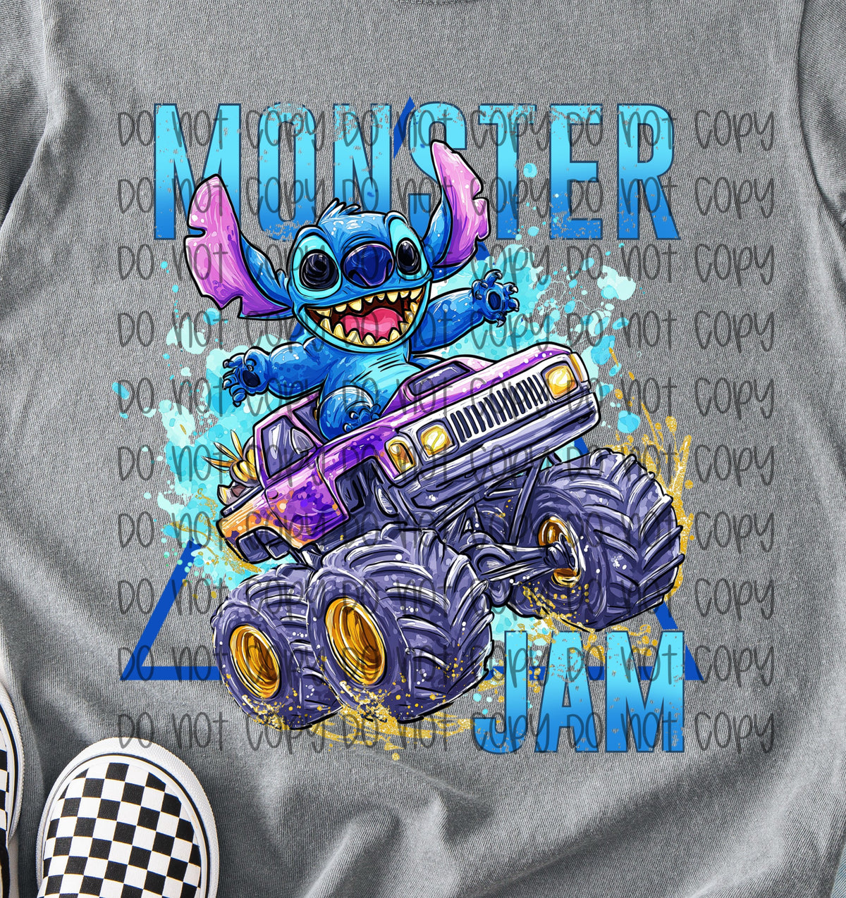 Alien on truck (SSD) 109379 DTF transfer