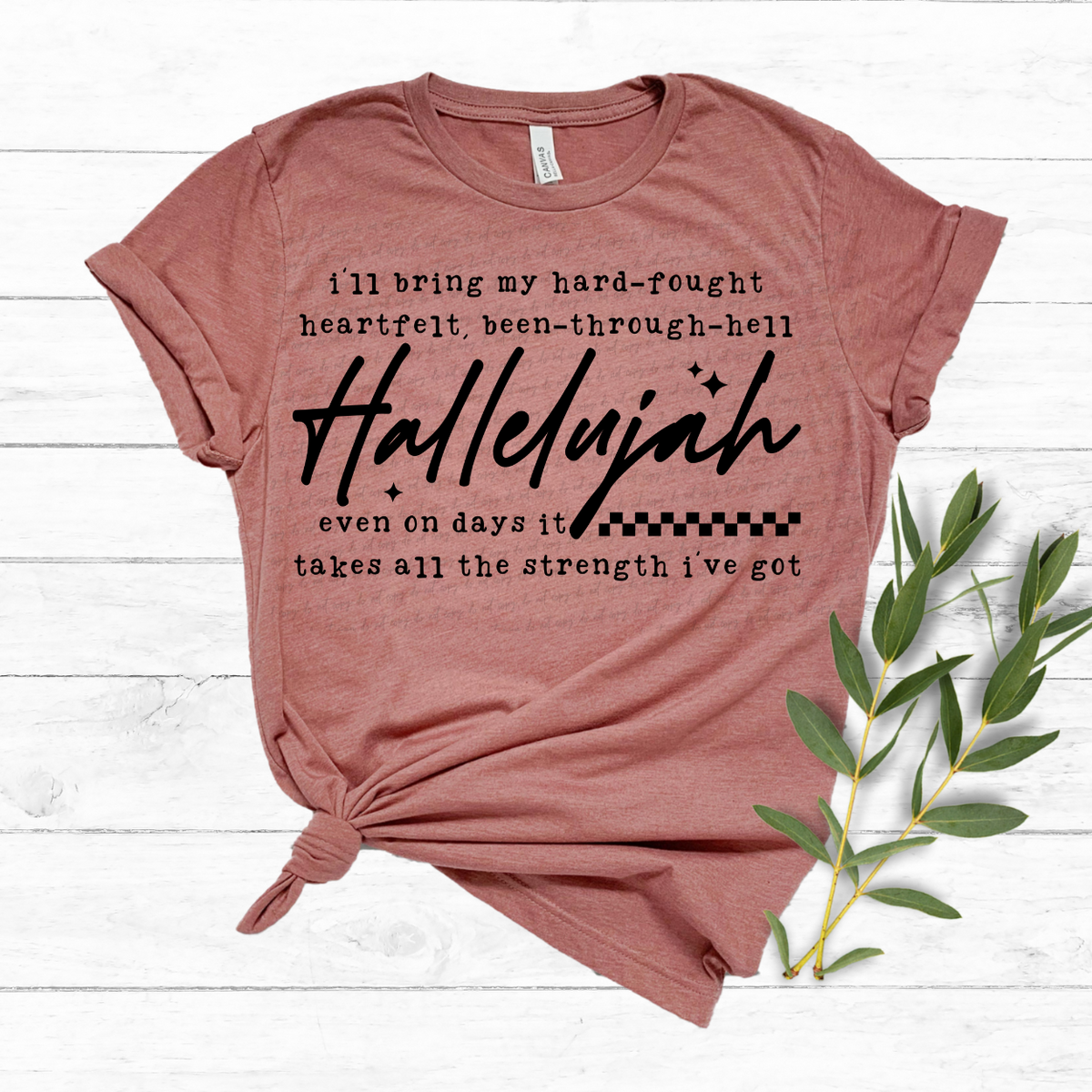 Hallelujah 68376 DTF Transfer