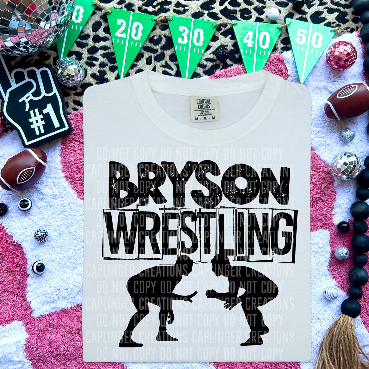 Bryson Wrestling (Caplinger) DTF transfer