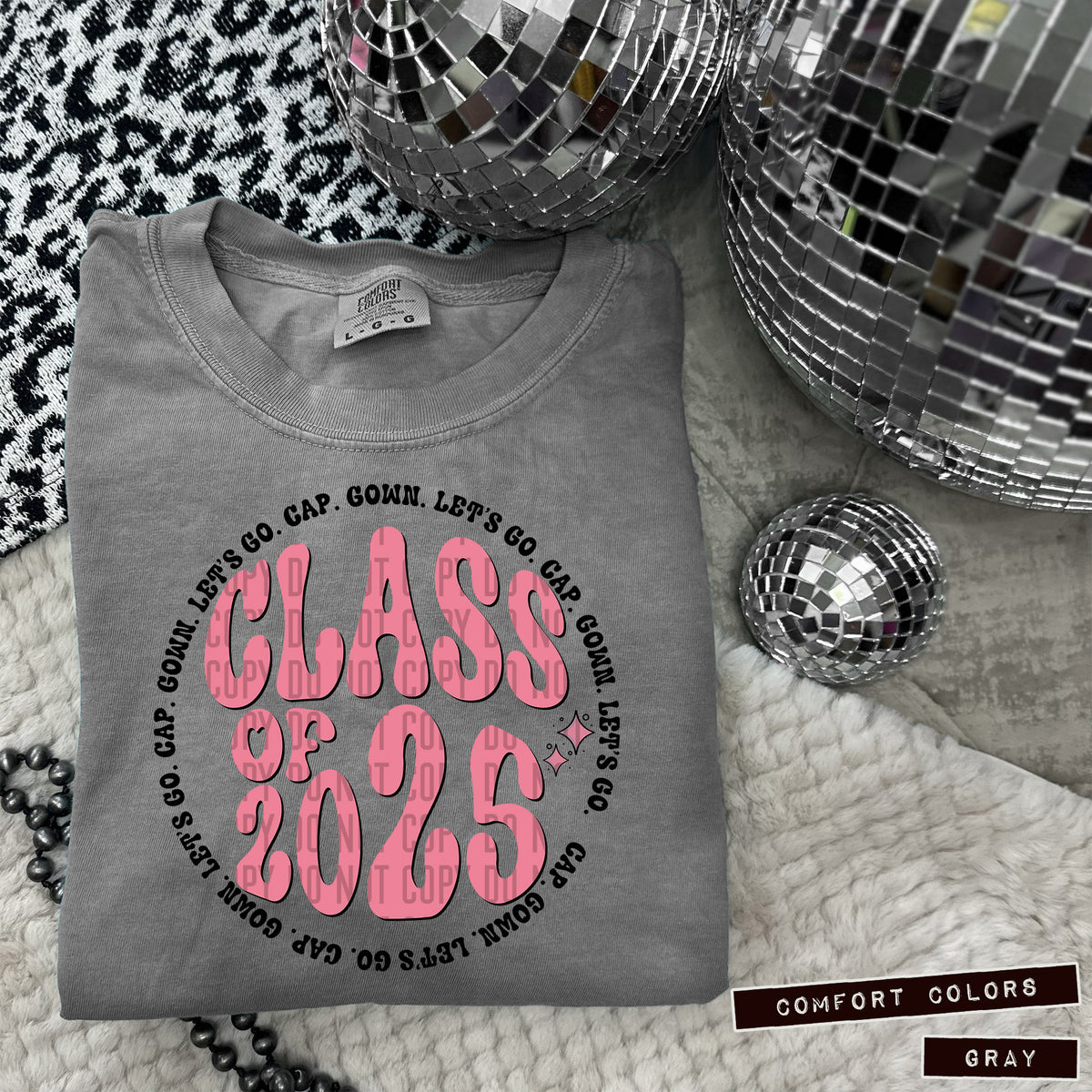 Class of 2025 Pink (Caplinger) DTF transfer