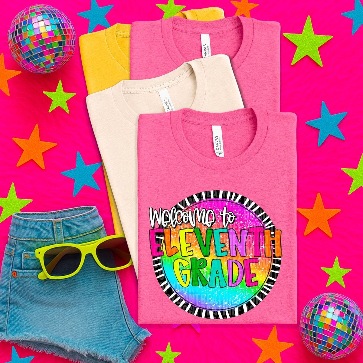 Welcome To Eleventh Grade - Girl 104545 DTF transfer