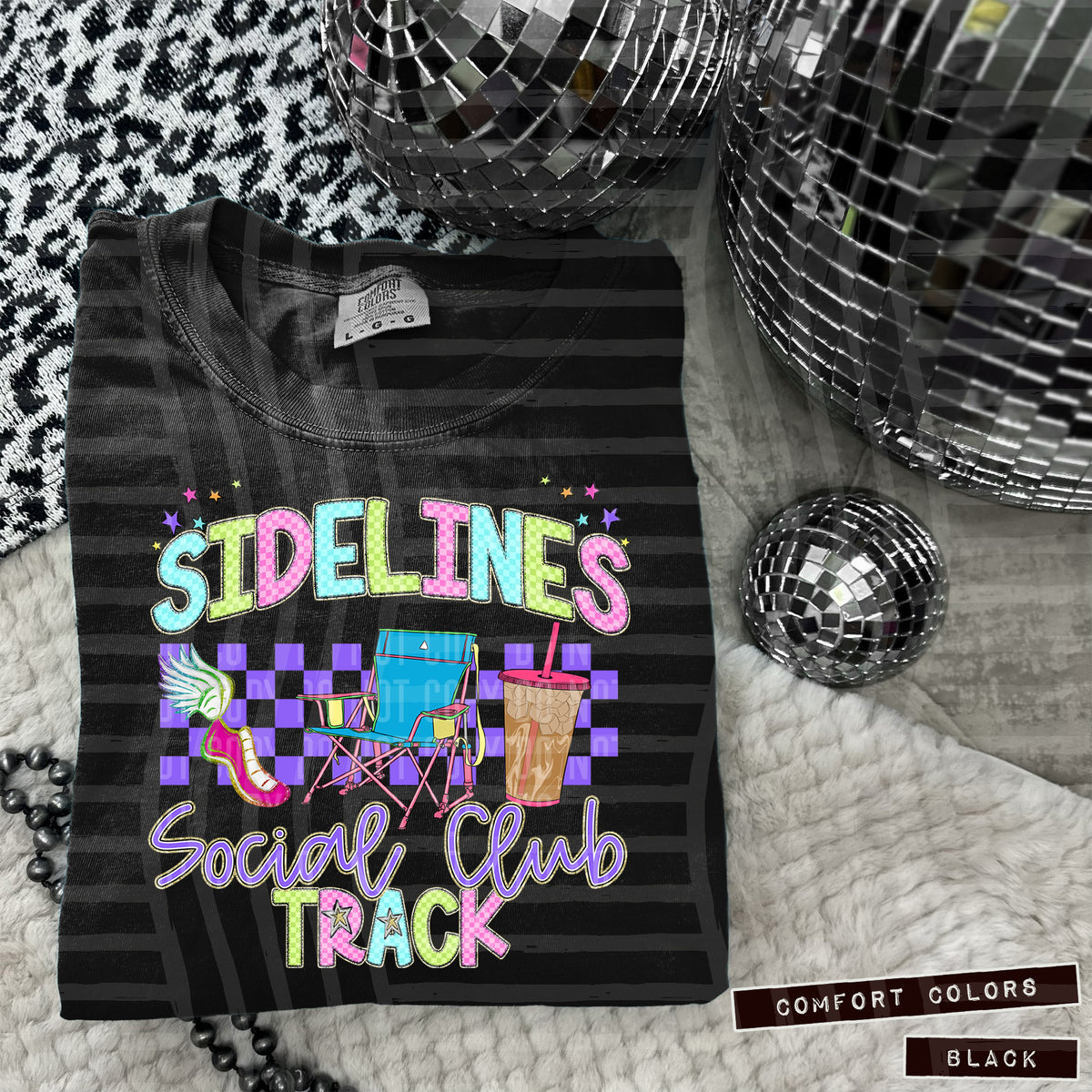Sidelines social club track shoe (Caplinger) 100239 DTF transfer
