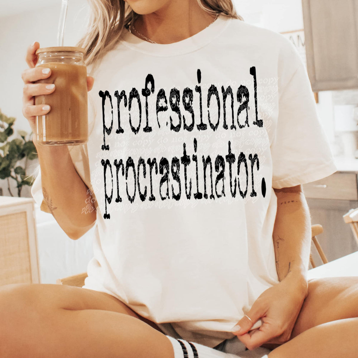 Professional procrastinator. (TTD) 94372 DTF transfer