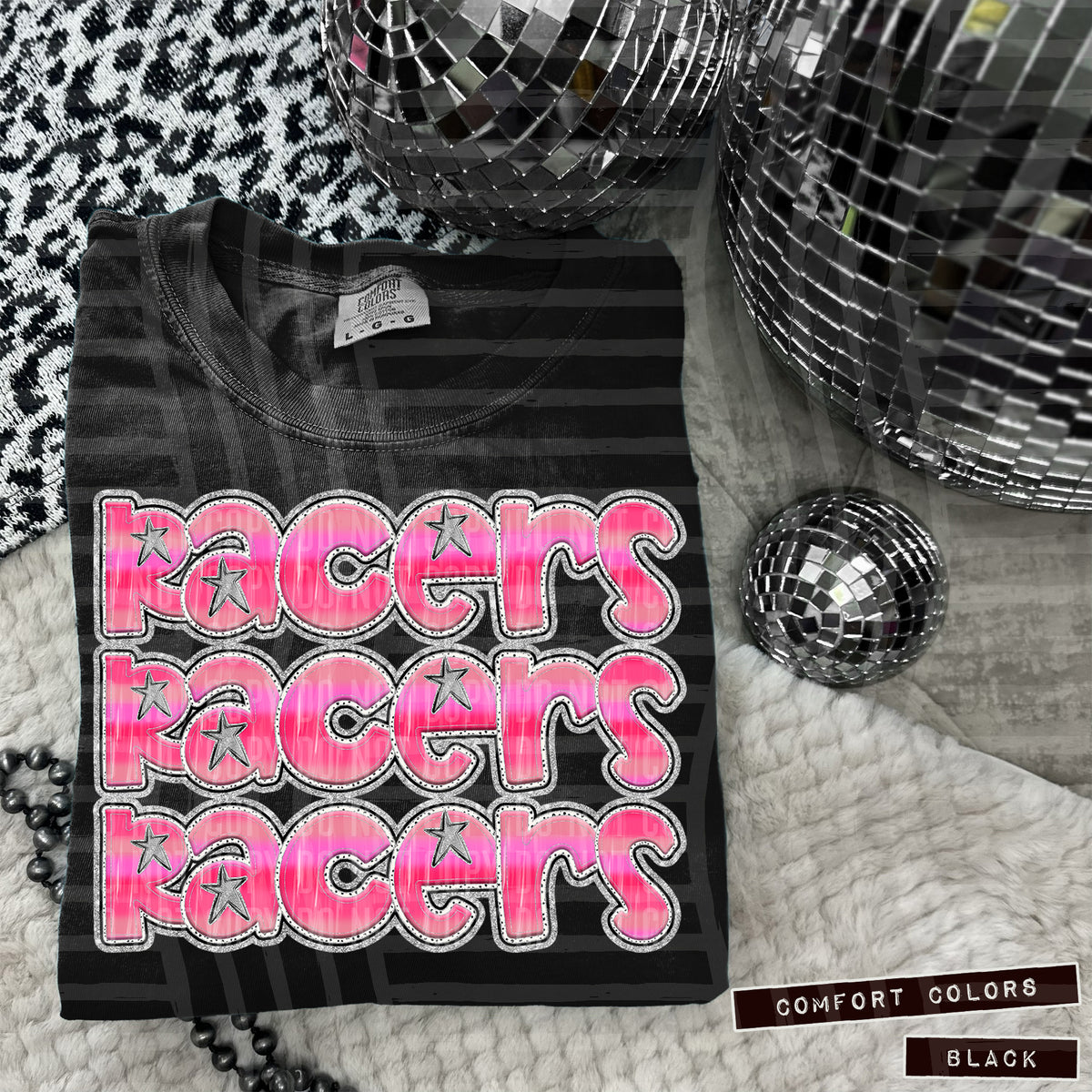 Racers Pink Stacked (Caplinger) 101999 DTF transfer
