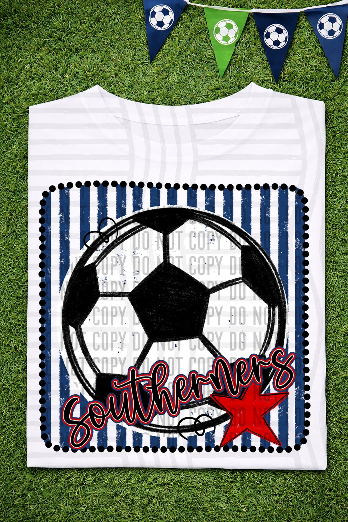 Southerners RWB Framed (Caplinger) DTF transfer