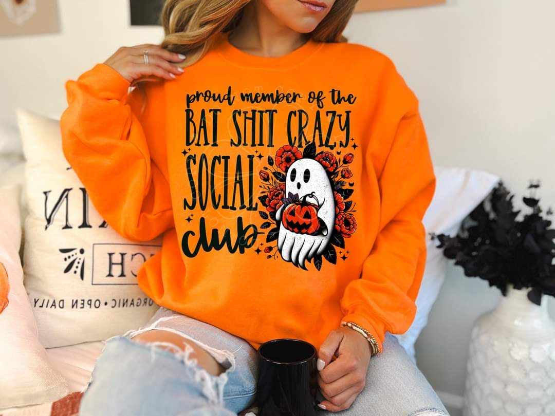Proud member of the bat shit crazy social club (LYTTLE) 58001 DTF transfer