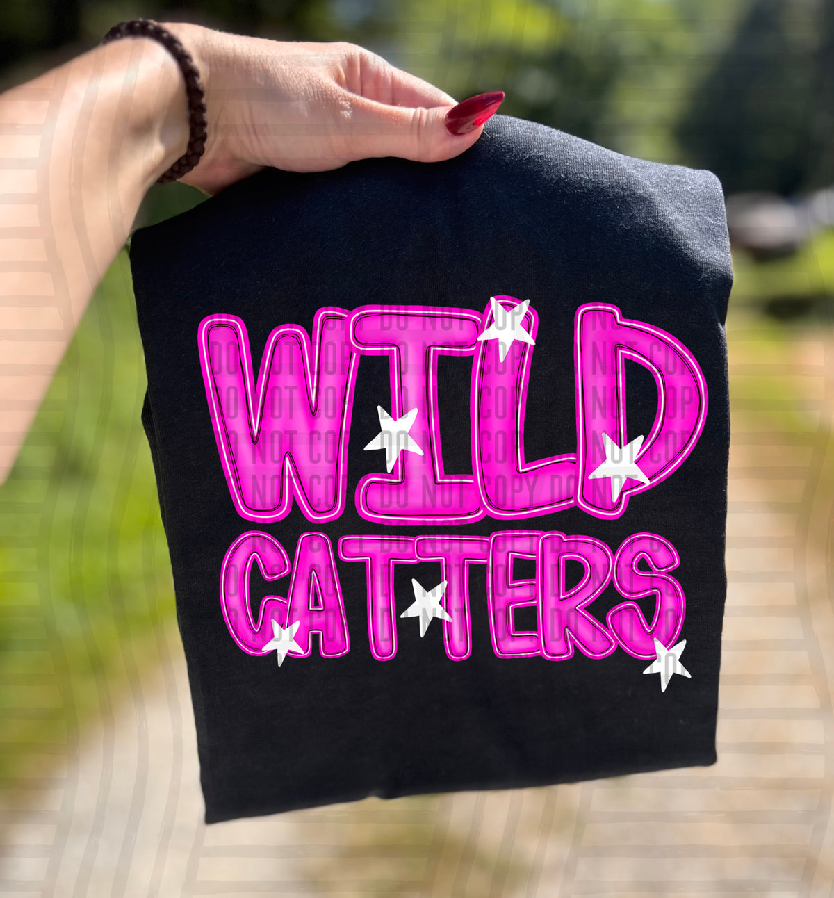 Wildcatters Pink And Preppy Split 112968 DTF transfer