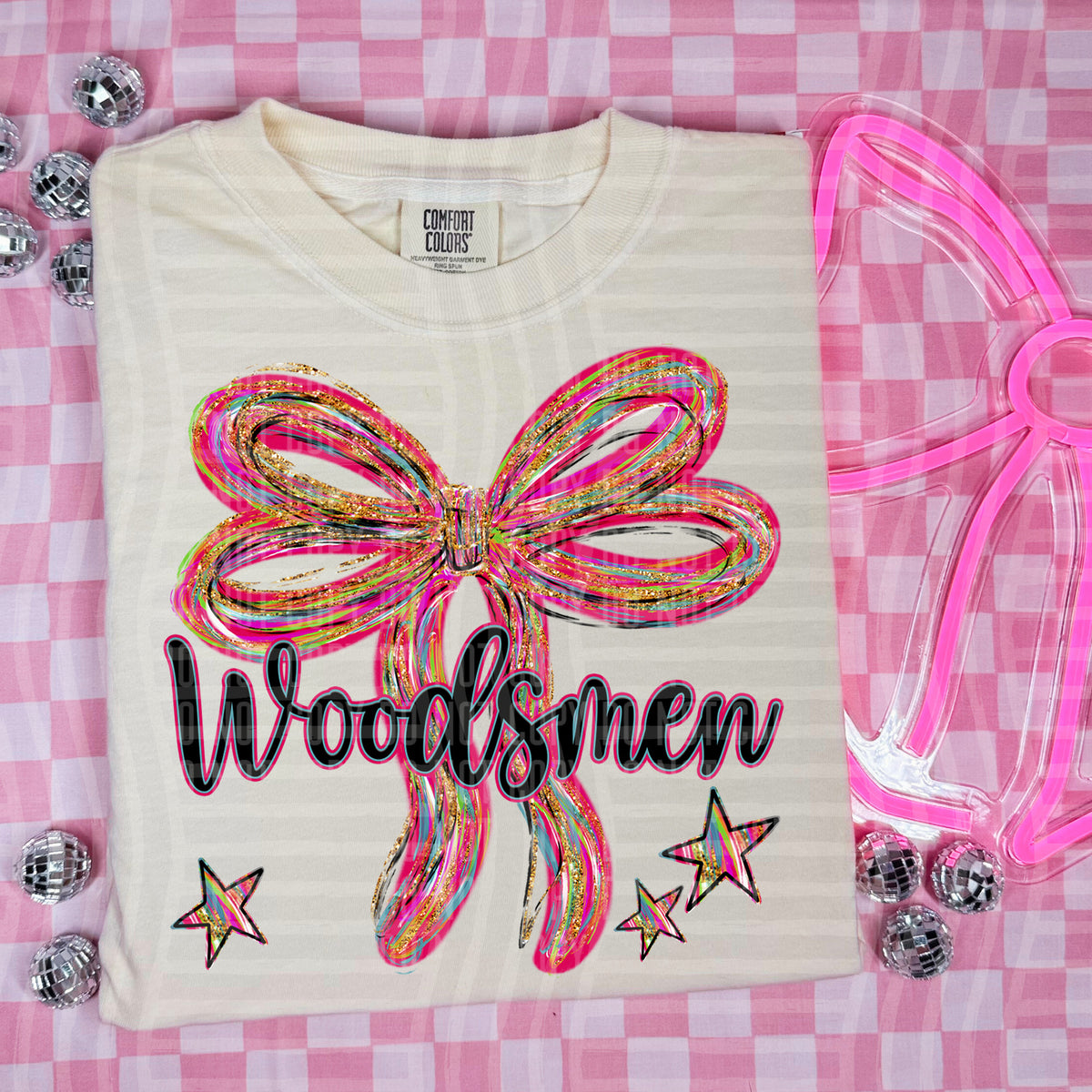 Woodsmen Whimsical Bow (caplinger) DTF transfer