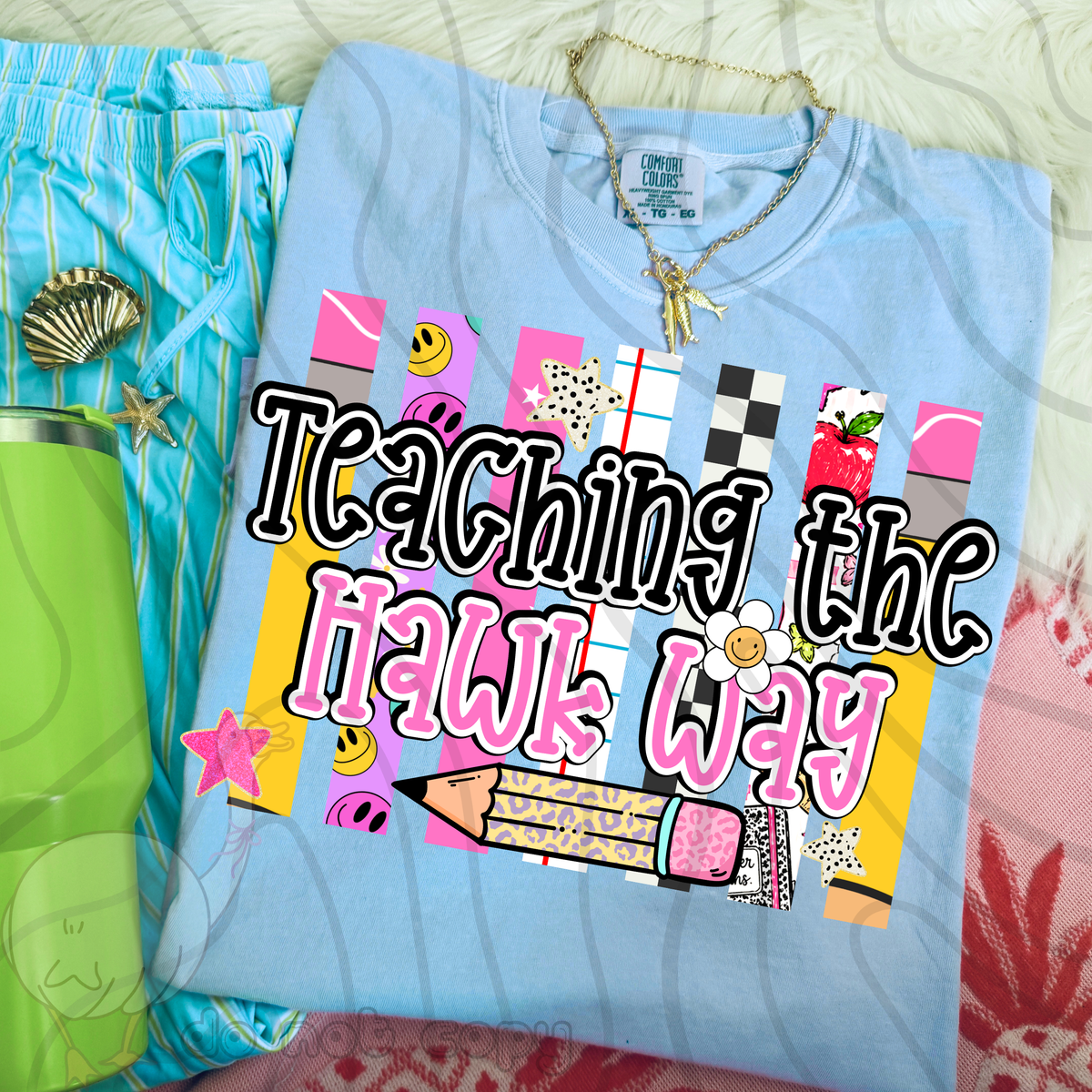 Teaching the hawk way school stripes (DKD) DTF Transfer