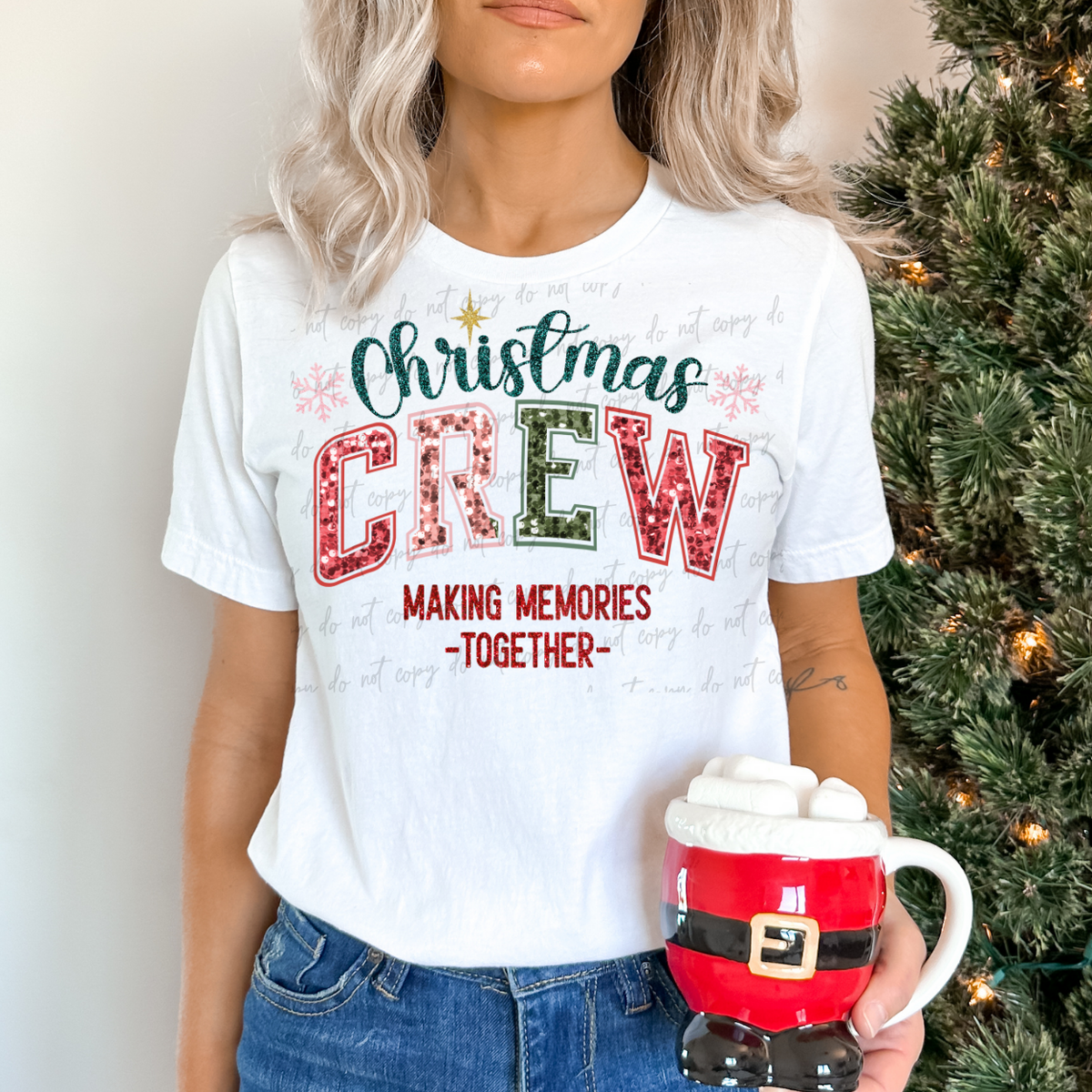 Christmas Crew Making Memories Together 68598 DTF Transfers