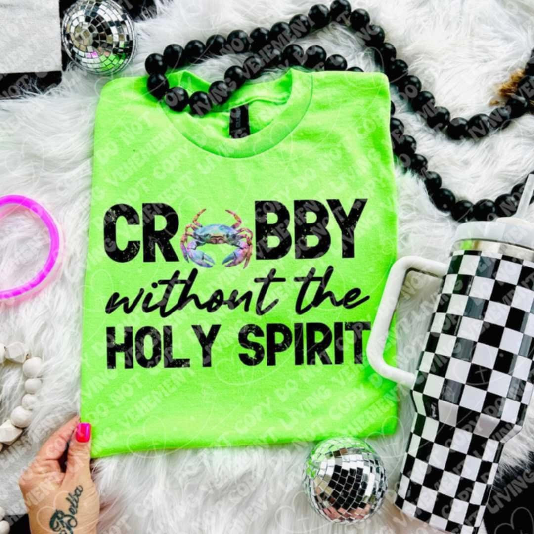 Crabby without the Holy Spirit (Vehement) 107269 DTF transfer