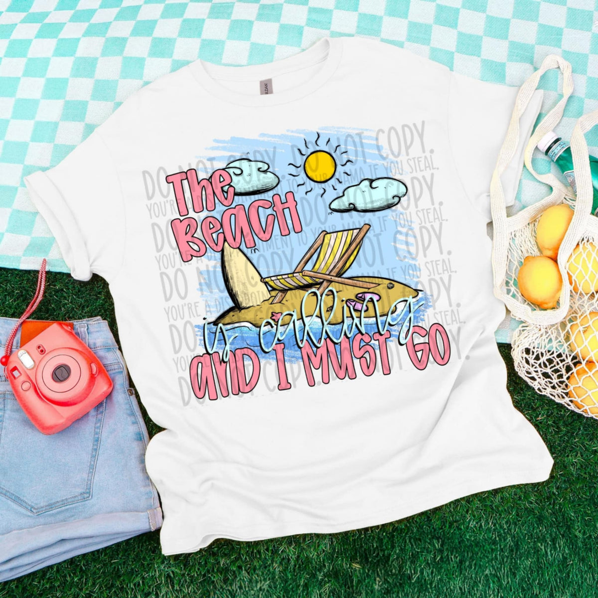 The beach is calling and I must go (SWD) 99364 DTF transfer