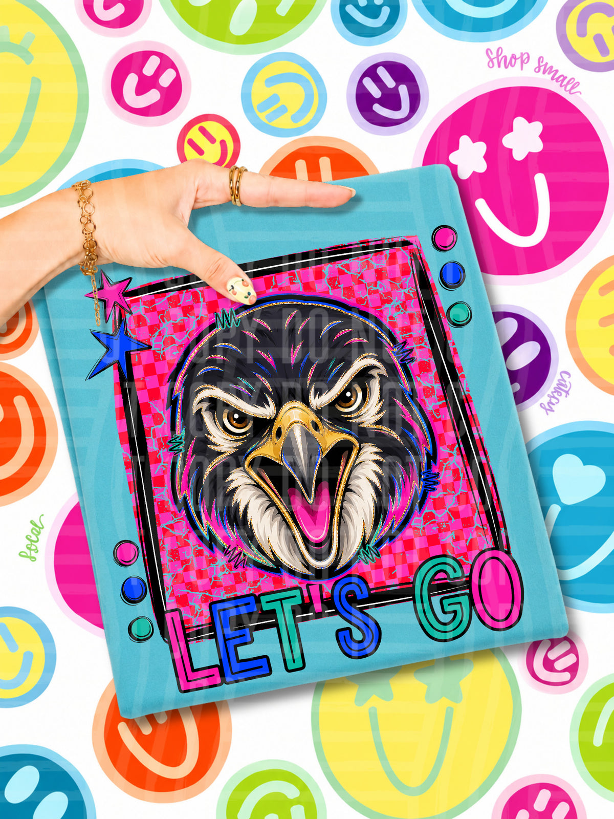 Lets go ravens candy mascots (Caplinger) DTF transfer